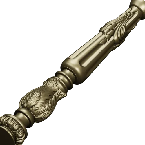 Ornate Acanthus Baluster STL for CNC