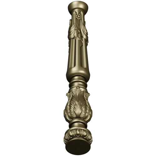 Ornate Acanthus Baluster STL for CNC