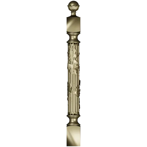 Балясина с лозой - 3D STL модель для ЧПУ
