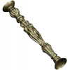 Caryatid baluster STL model for CNC router - high-relief spindle