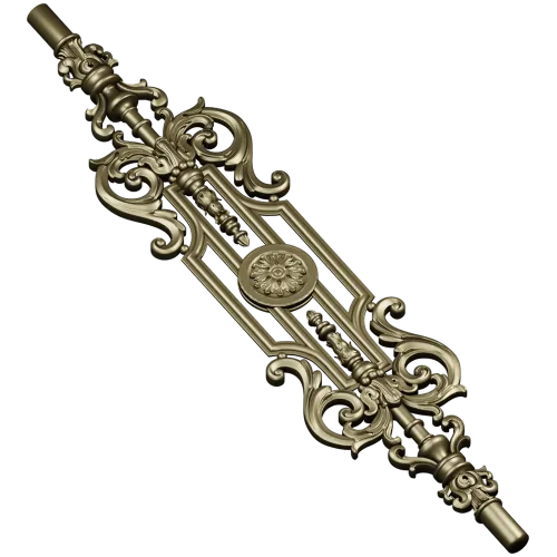 Florentine Medallion Baluster - STL 3D model for CNC