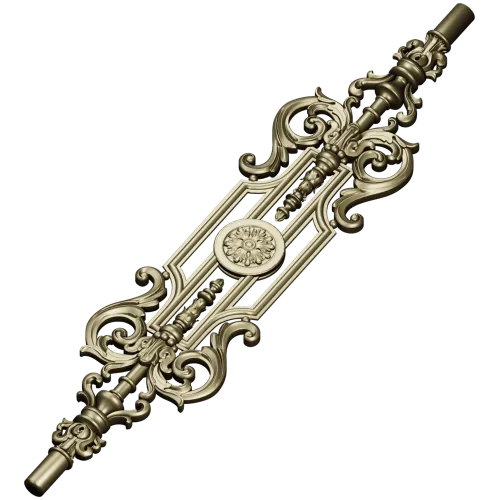 Florentine Medallion Baluster - STL 3D model for CNC