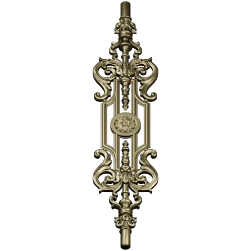 Florentine Medallion Baluster - STL 3D model for CNC