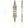 Florentine Medallion Baluster - STL 3D model for CNC