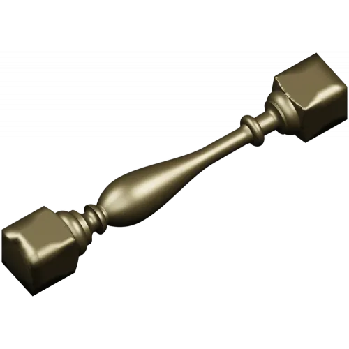 Балясина с кубическими торцами - 3D модель STL для ЧПУ