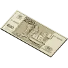 High-relief Banknote Plaque STL for CNC