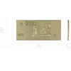 High-relief Banknote Plaque STL for CNC