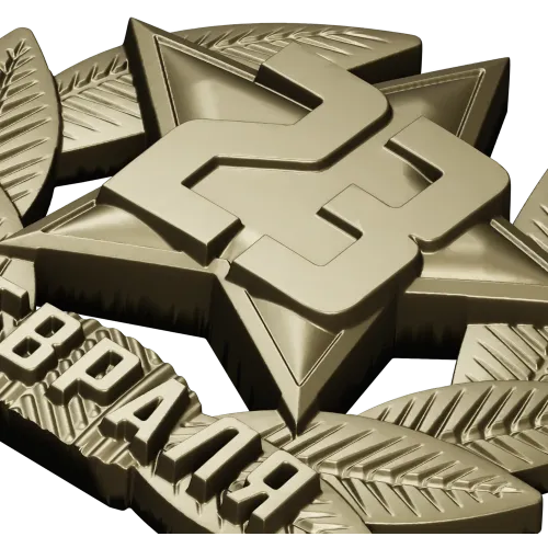 Рельефная эмблема "Защитник" - 3D STL для ЧПУ
