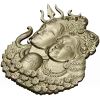 Shiva and Parvati Devotional Panel - 3D STL model for CNC