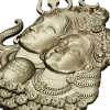 Shiva and Parvati Devotional Panel - 3D STL model for CNC