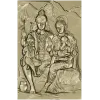 Семья Шивы - детализированная STL модель панно для ЧПУ