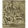 Семья Шивы - детализированная STL модель панно для ЧПУ