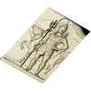 Shiva with Nandi - high relief panel STL for CNC