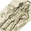 Shiva with Nandi - high relief panel STL for CNC