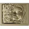 Панно "Будда в листве" - 3D модель STL для ЧПУ