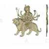 3D модель Дурга на тигре - stl для ЧПУ