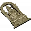 Lakshmi Throne Relief STL for CNC