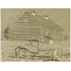 Амбарный грузовик - рельефная STL модель для ЧПУ