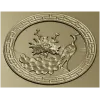 Павлин и пион - 3D модель STL для ЧПУ