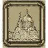 3D модель STL панно "Купола старого храма" для ЧПУ