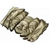 Барельеф "Три лика в драпировке" - 3D STL модель для ЧПУ