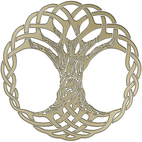 Celtic Interlaced Tree of Life STL for CNC carving