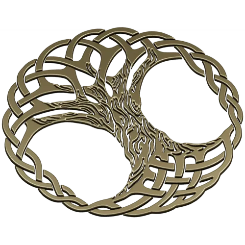 Celtic Interlaced Tree of Life STL for CNC carving