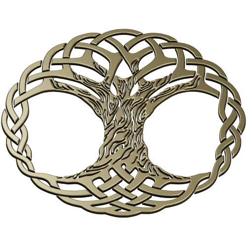 Celtic Interlaced Tree of Life STL for CNC carving
