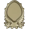 Oval Frame with Oak Leaves - Detailed STL 3D Model for CNC