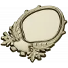 Oval Frame with Oak Leaves - Detailed STL 3D Model for CNC