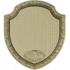 Ornate Shield Plaque 3D STL for CNC - Floral Border & Woven Field