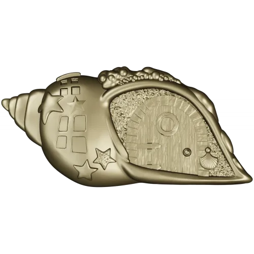 Seashell Cottage - detailed STL 3D model for CNC carving