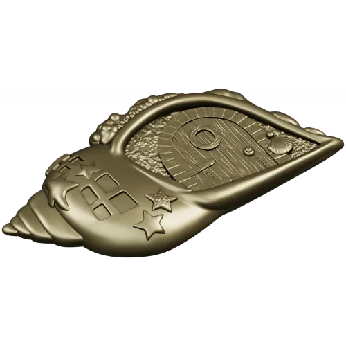 Seashell Cottage - detailed STL 3D model for CNC carving