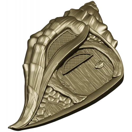 Shell Cottage Relief - STL 3D model for CNC