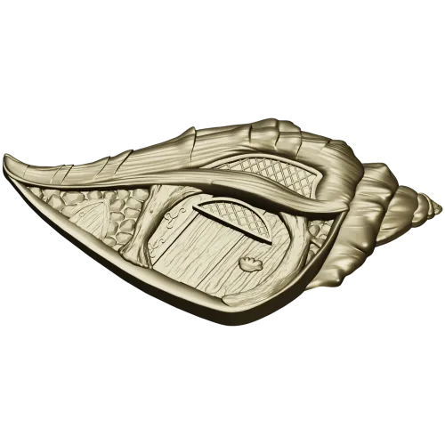 Shell Cottage Relief - STL 3D model for CNC