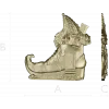 Elf Boot Cottage - detailed STL 3D model for CNC milling