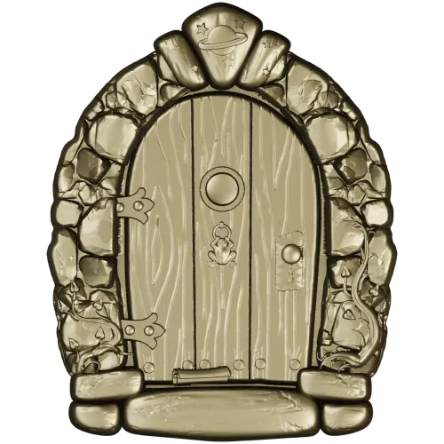 Starstone Cottage Door - STL 3D model for CNC carving