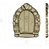 Starstone Cottage Door - STL 3D model for CNC carving