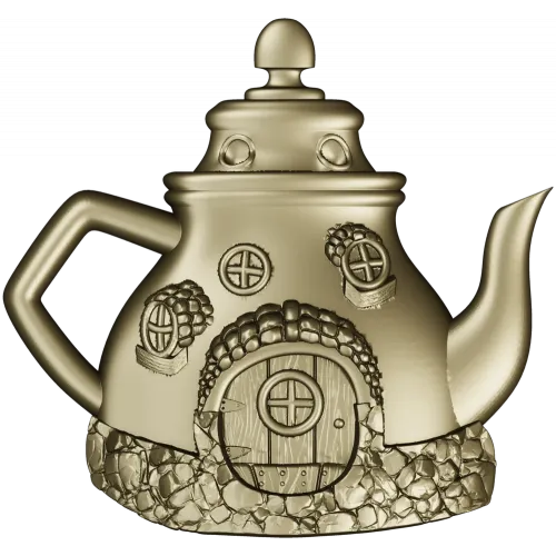 Чайник-домик - STL модель для ЧПУ