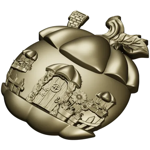 3D модель "Тыквенный домик" - STL для ЧПУ