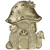 Toadstool Cottage - STL 3D model for CNC router