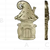 Fairy Mushroom Cottage STL Relief