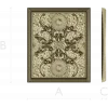 Sunflower Baroque Decorative Panel - STL model for CNC milling