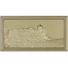 Рельефная панель "Крепость Аккерман" - STL для ЧПУ