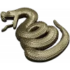 Coiled Viper - high-relief STL 3D model for CNC milling