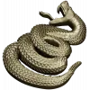 Coiled Viper - high-relief STL 3D model for CNC milling