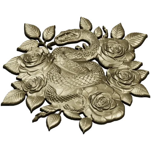 Змеиный венец - 3D модель STL для ЧПУ
