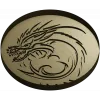Dragon Wave Medallion - STL 3D Model for CNC