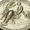 Медальон Морской рак - STL для ЧПУ