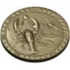 Медальон Морской рак - STL для ЧПУ